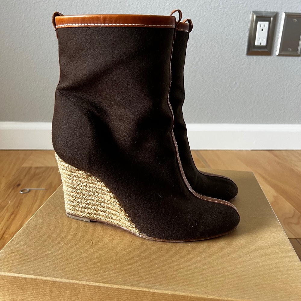 Christian Louboutin Jesse Flannel Boot 38
